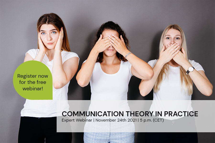 Teaser Picture for the webinar Communciation theory in practice