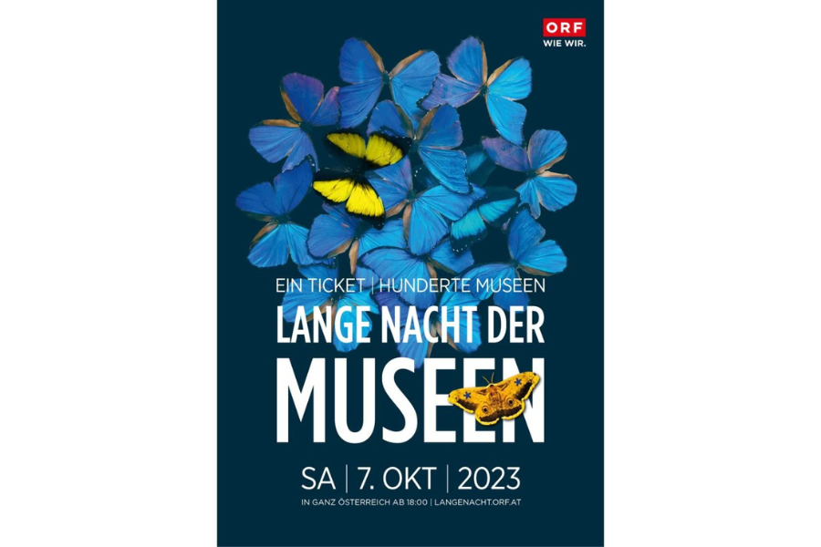 Flyer Lange Nacht der Museen Wien 2024