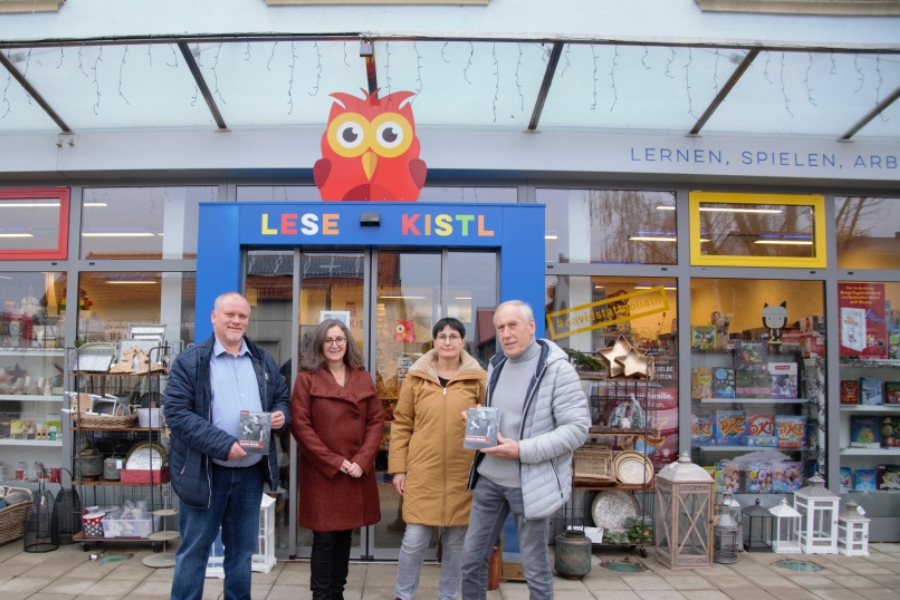 Radlspäck bei der Buchpräsentation seines Werks in Gols - Burgenland.