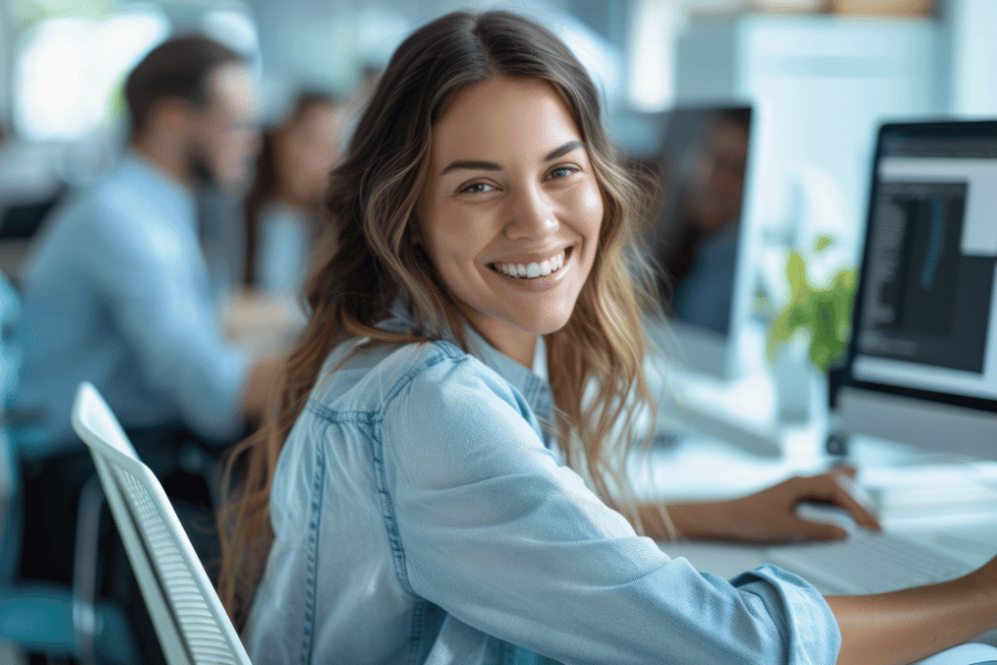 Studierende im Modul KI in Marketing und Kommunikation