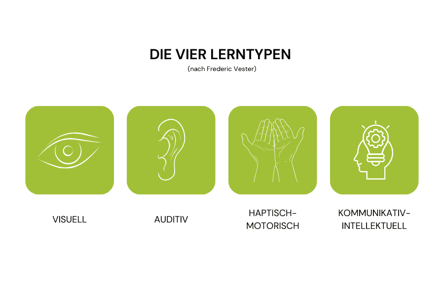 4 Lerntypen nach Frederik Vester